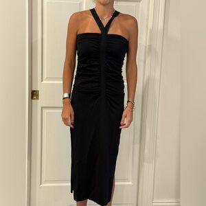 Jonathan Simkhai Black Strapless Dress